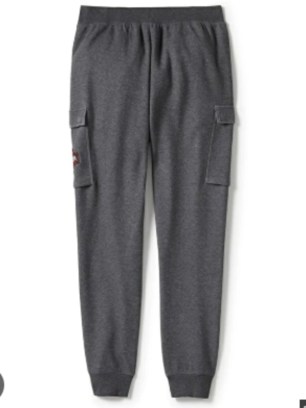 Harley-Davidson Men's Essential Fleece Cargo Pant in Charcoal Grey Heather